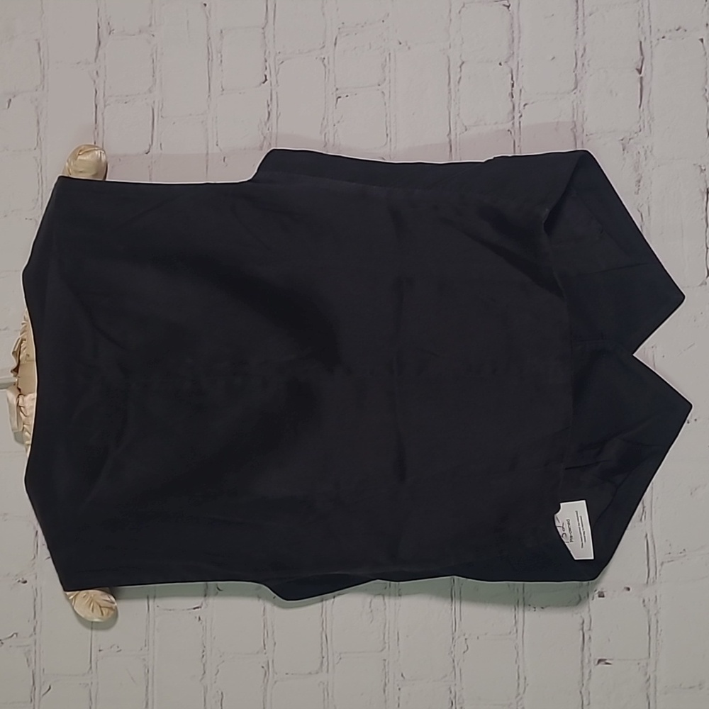 DOLCE & GABBANA D&G Black Linen & Silk Vest Womens US 6 Label 42 Authenticated - Picture 6 of 13